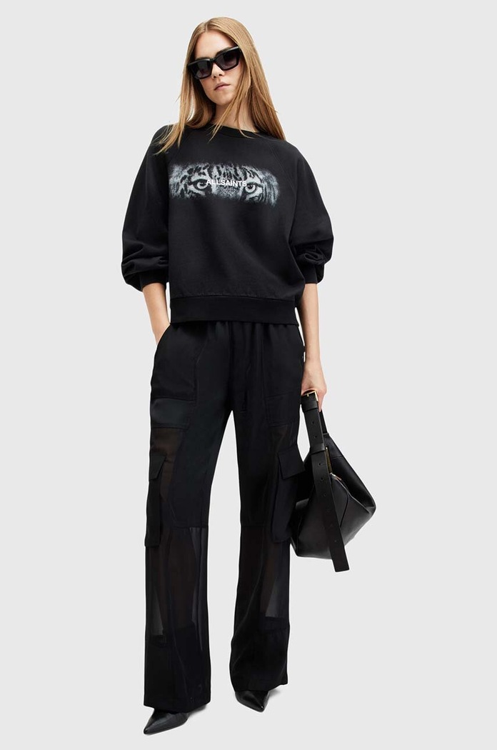 Bavlněná mikina AllSaints STARE CYGNI W089JB