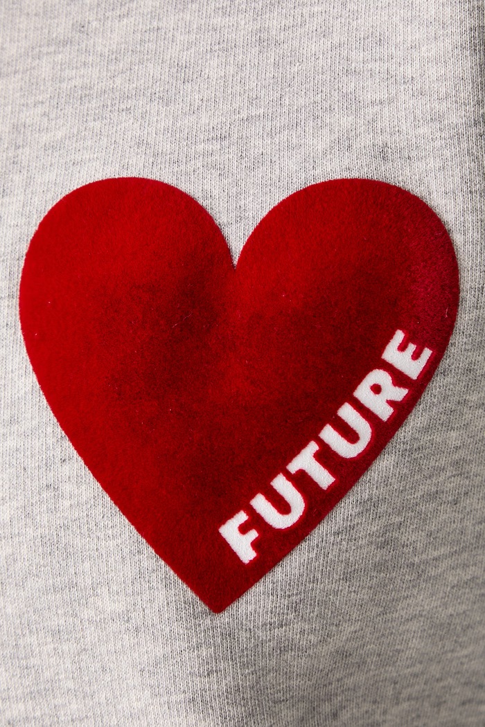 Bluza damska bawełniana From Future szary WSW01120