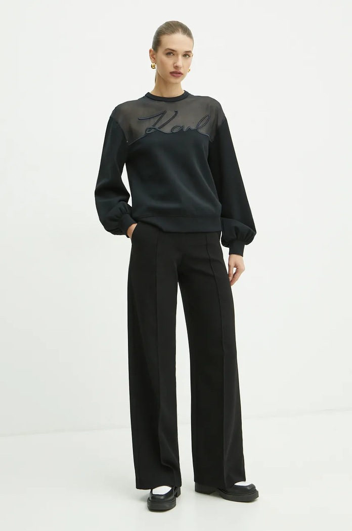Mikina Karl Lagerfeld 246W1806 černá AW24