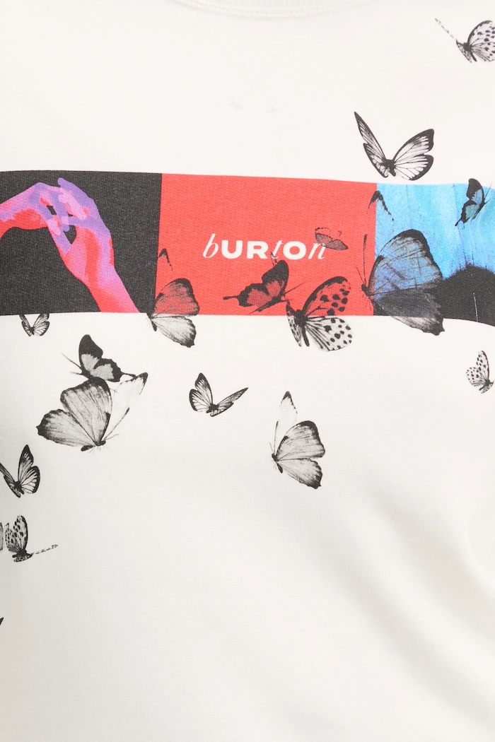 Μπλούζα Burton 243371 λευκό
