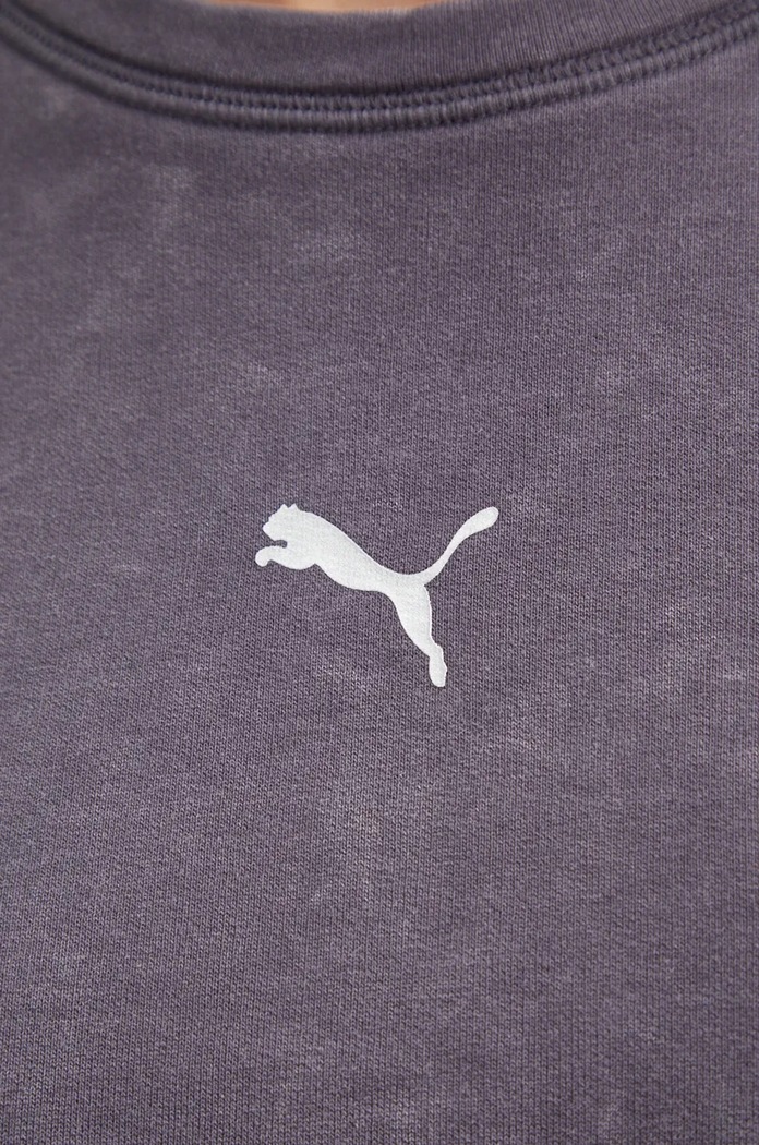 Bavlnená mikina Puma 626799 fialová