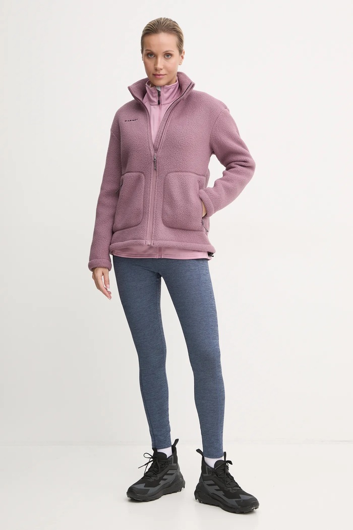 Športová mikina Mammut Falera 1014.05830 ružová AW25