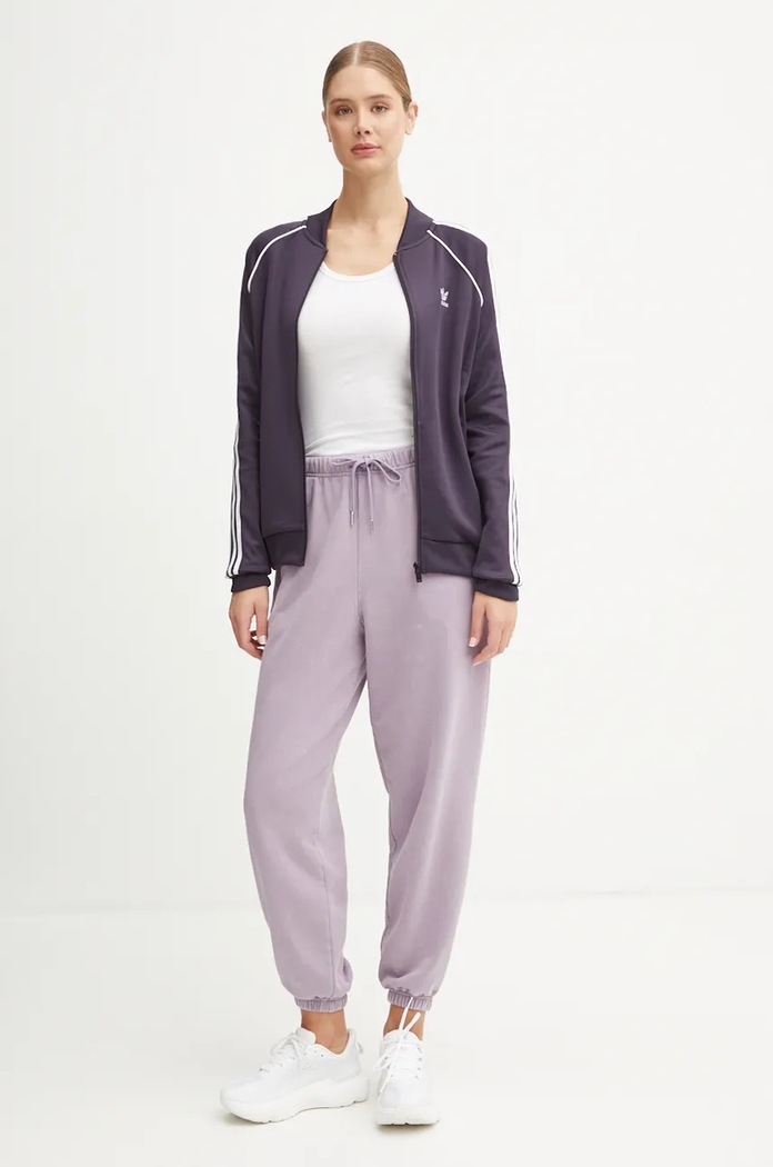 adidas Originals felpa IY2167 violetto AW24