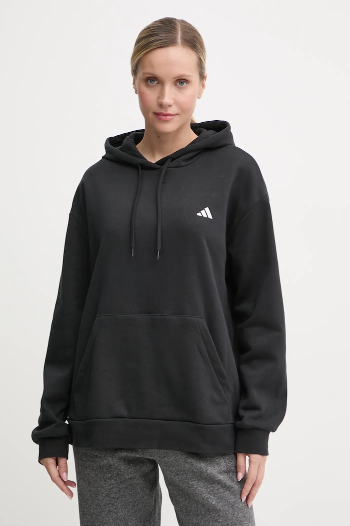adidas bluza Essentials z kapturem czarny IW0220