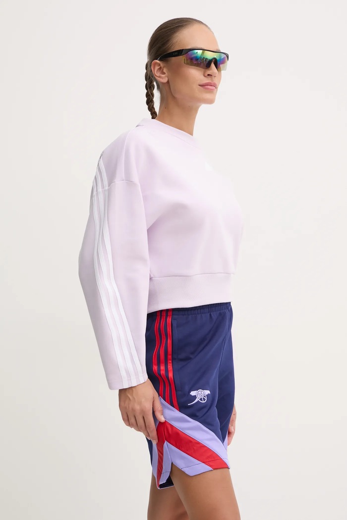Oblečení Mikina adidas Future Icons IW5260 fialová