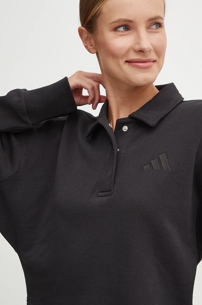 Bavlněná mikina adidas All SZN černá IX3806