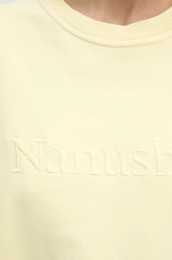 Памучен суичър Nanushka REMY Nanushka жълт NU24PFSH03411