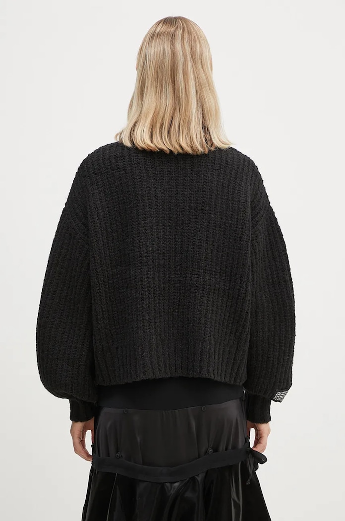 Oblečenie Vlnený sveter KSUBI Bookie Knit WFA24KW003 čierna