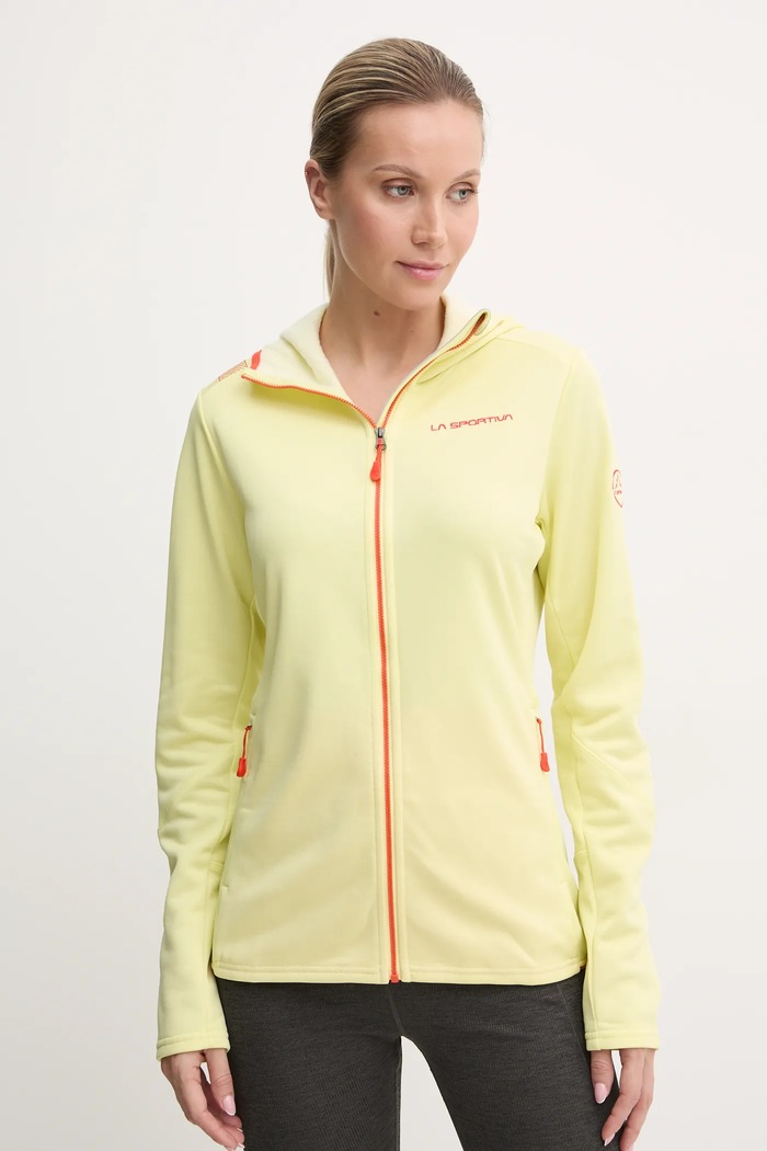 LA Sportiva bluza sportowa Cosmic z kapturem żółty M35736322