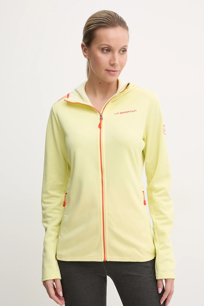 LA Sportiva bluza sportowa Cosmic z kapturem żółty M35736322