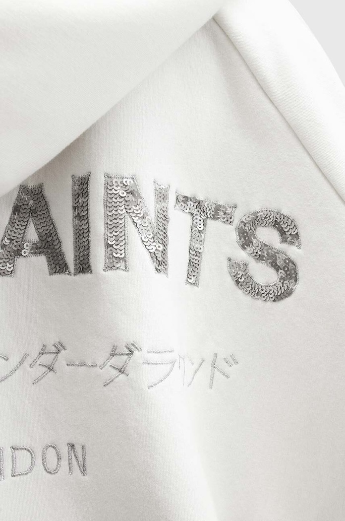 Oblečení Bavlněná mikina AllSaints TALON UNDRGRND HOODY W051JB bílá