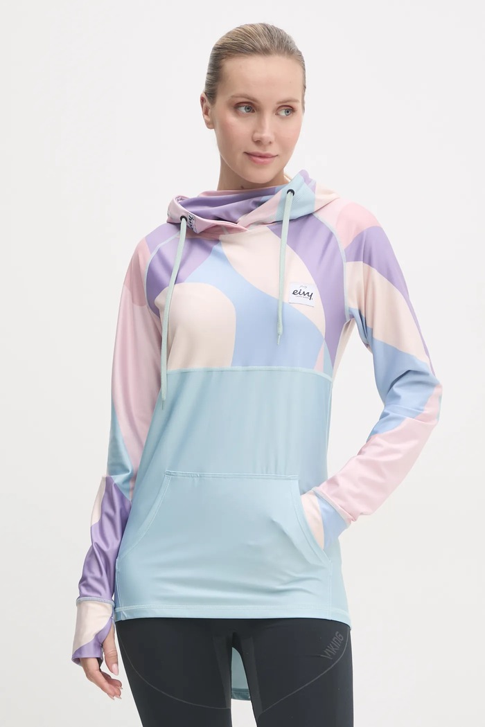 Funkcionalna dukserica Eivy Icecold Hoodie zimski sportovi plava A00306123