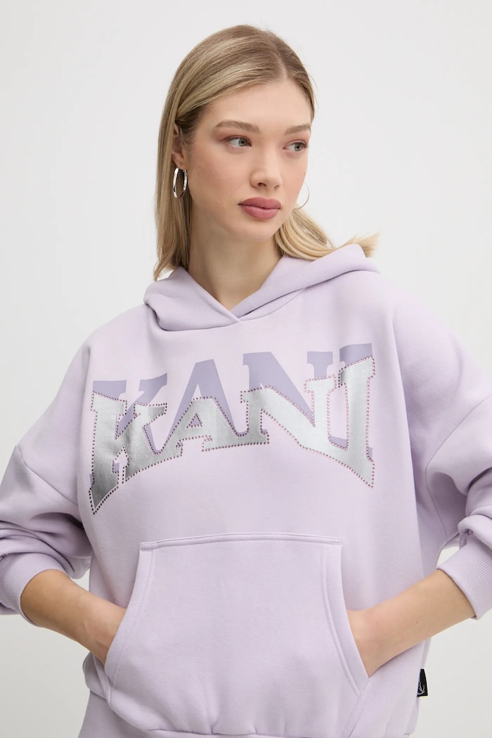 Karl Kani bluza z kapturem fioletowy 61210049