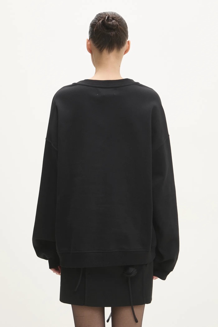 Clothing Fiorucci cotton sweatshirt Angel M01FPSCR188CJ05BK01 black