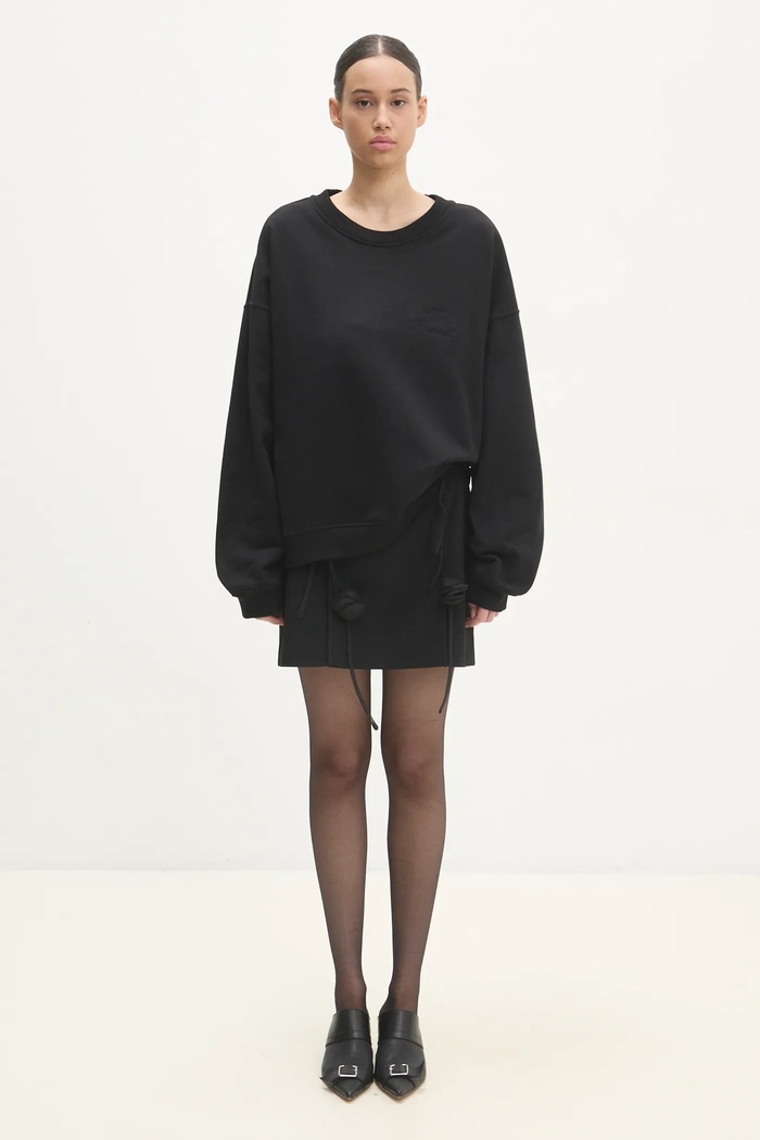 Fiorucci cotton sweatshirt Angel M01FPSCR188CJ05BK01 black