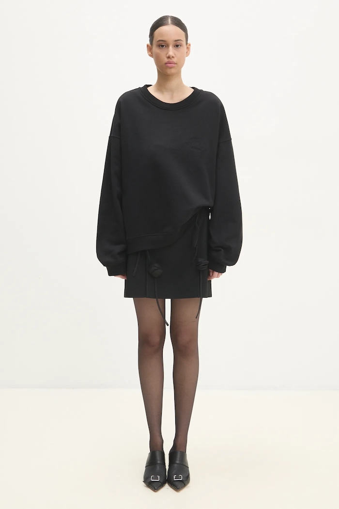 Fiorucci cotton sweatshirt Angel M01FPSCR188CJ05BK01 black