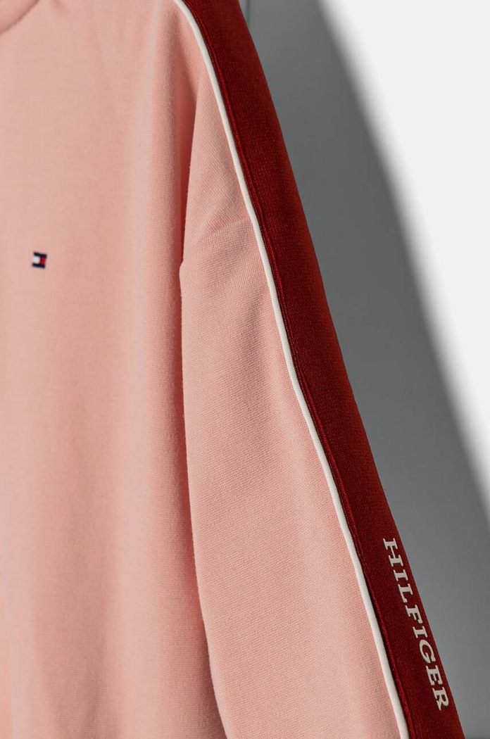 Tommy Hilfiger bluza dziecięca różowy KG0KG08034.9BYH.98.122