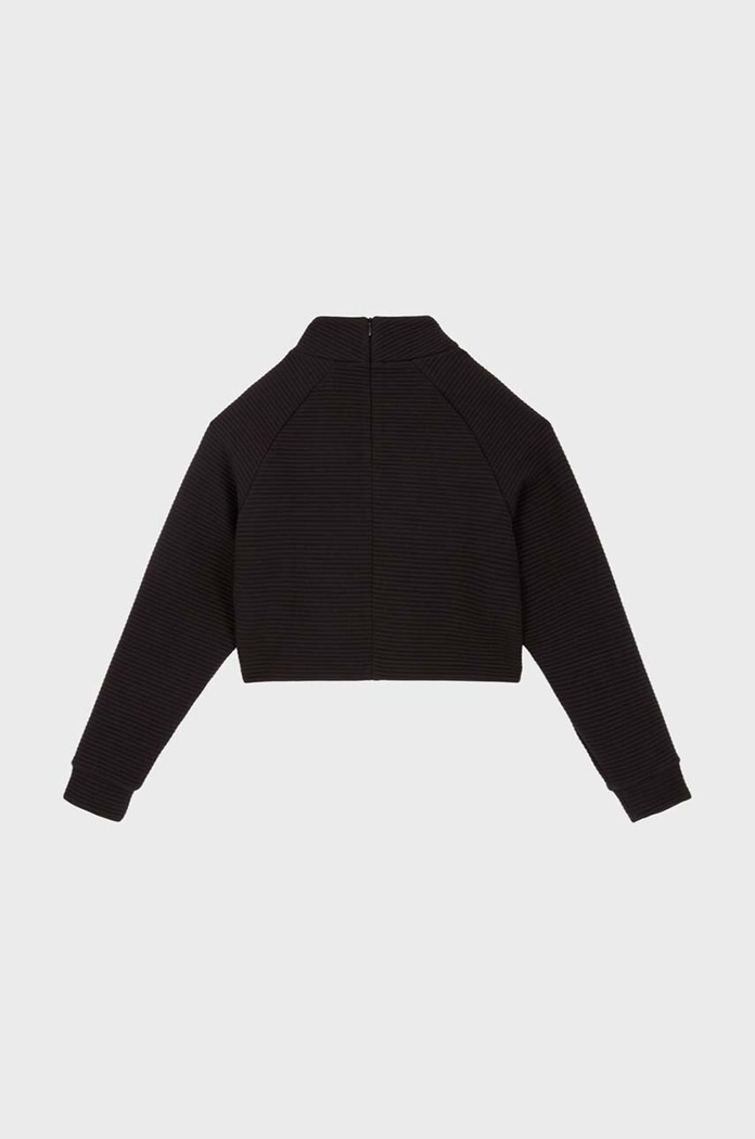 Otroški pulover EA7 Emporio Armani 6DFM14.FJZNZ črna AW24