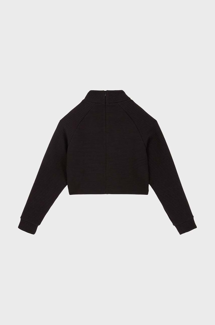 Otroški pulover EA7 Emporio Armani 6DFM14.FJZNZ črna AW24