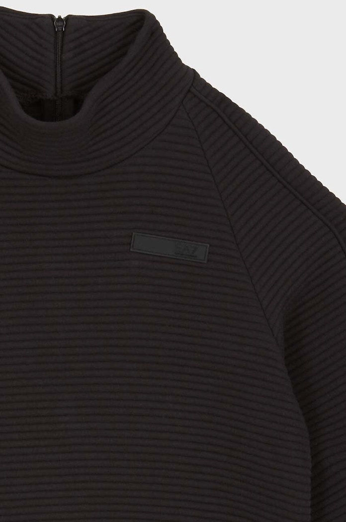 Deklice Otroški pulover EA7 Emporio Armani 6DFM14.FJZNZ črna