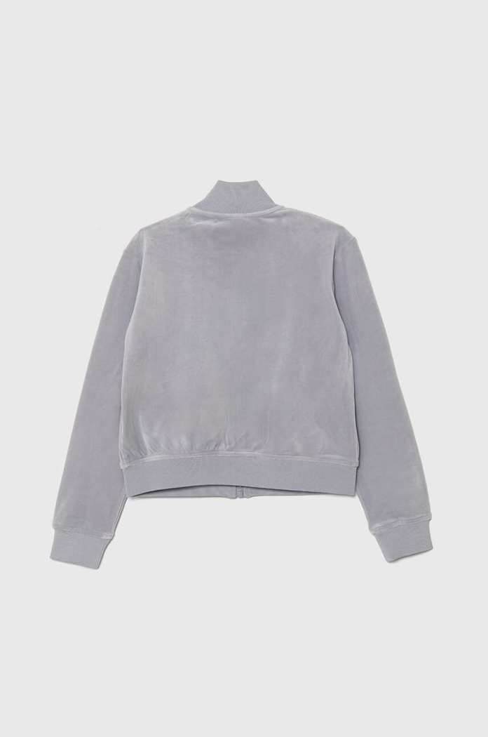 Dětská velurová mikina Guess J4RQ22.KBXI2.9BYH šedá SS25