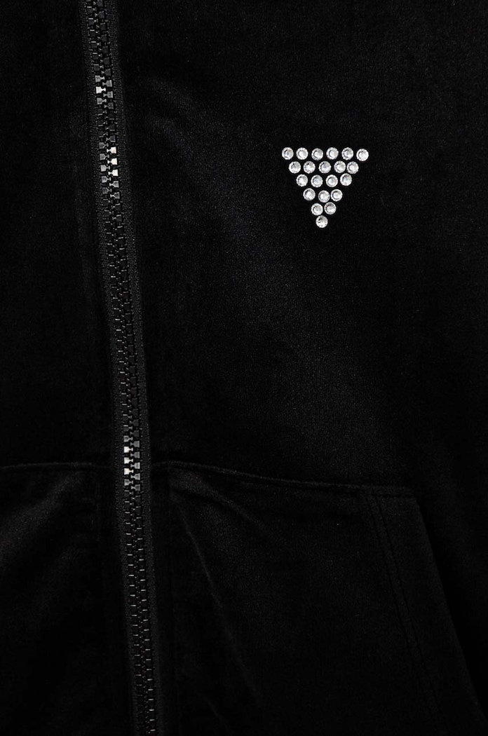 Dziewczynka Guess Bluza welurowa dziecięca J4RQ22.KBXI2.9BYH czarny