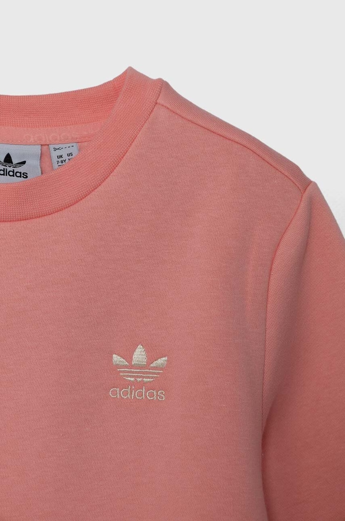 adidas Originals bluza dziecięca CREW różowy IX5299