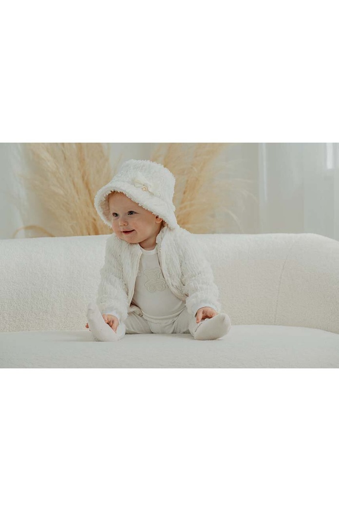 Kojenecká mikina Jamiks SHAZIA béžová SHAZIA.mini.JZH062