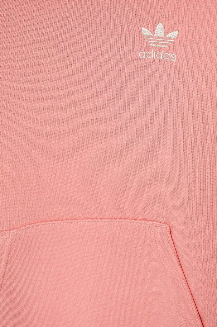 Dětská bavlněná mikina adidas Originals HOODIE oranžová IX7615