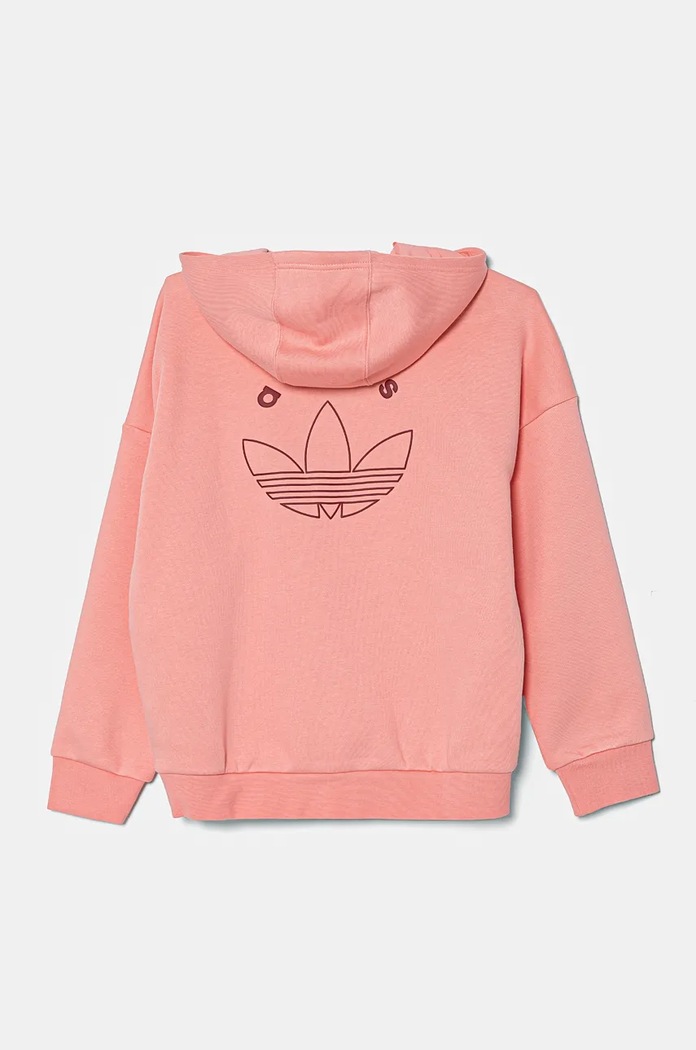 Момиче Детски суичър adidas Originals HOODIE IY9554 розов