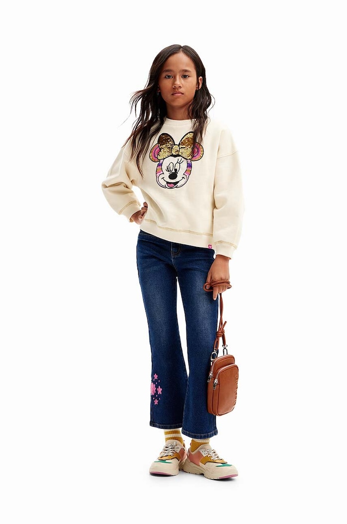 Desigual bluza bawełniana dziecięca MICKEY MOUSE 24WGSK07
