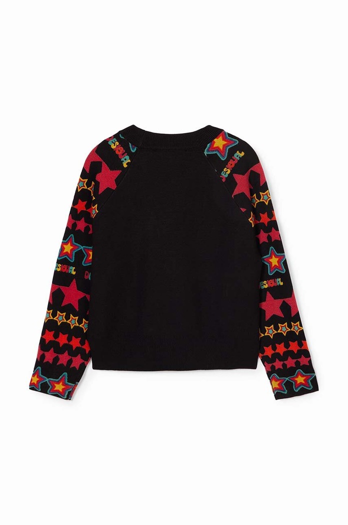 Момиче Детски суичър Desigual 24WGJF05 черен