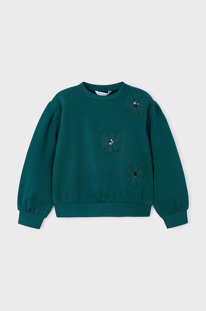 Mayoral Bluza dziecięca turkusowy 4478.6C.Mini.9BYH