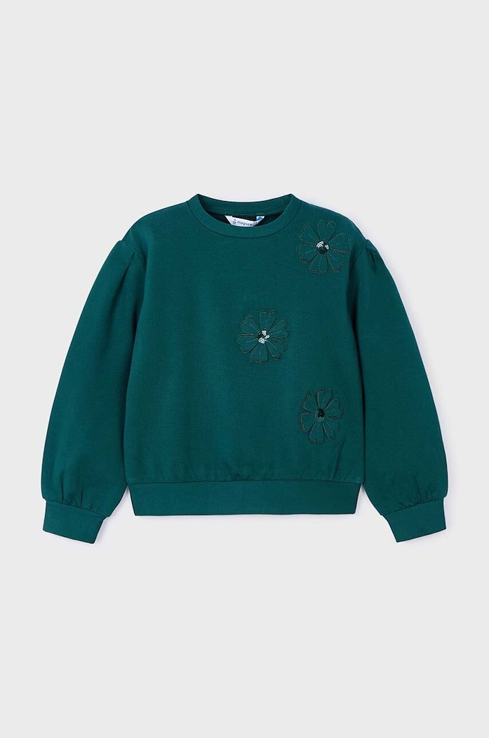 Mayoral Bluza dziecięca turkusowy 4478.6C.Mini.9BYH