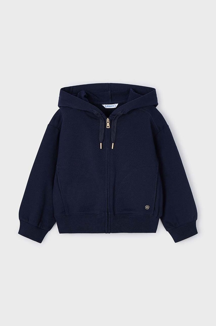 Mayoral bluza dziecięca z kapturem granatowy 4497.6H.Mini.9BYH