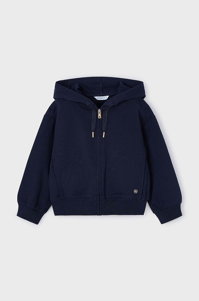 Mayoral bluza dziecięca z kapturem granatowy 4497.6H.Mini.9BYH