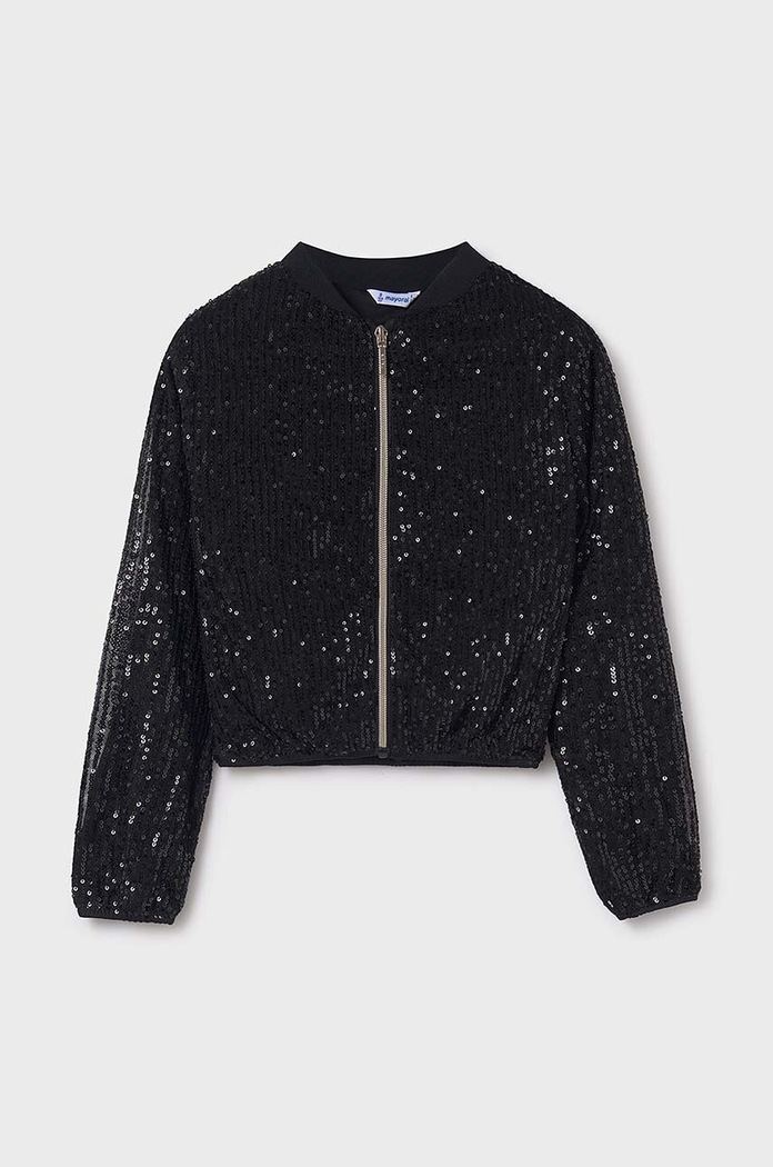 Mayoral Bluza dziecięca czarny 7474.8B.Junior.9BYH
