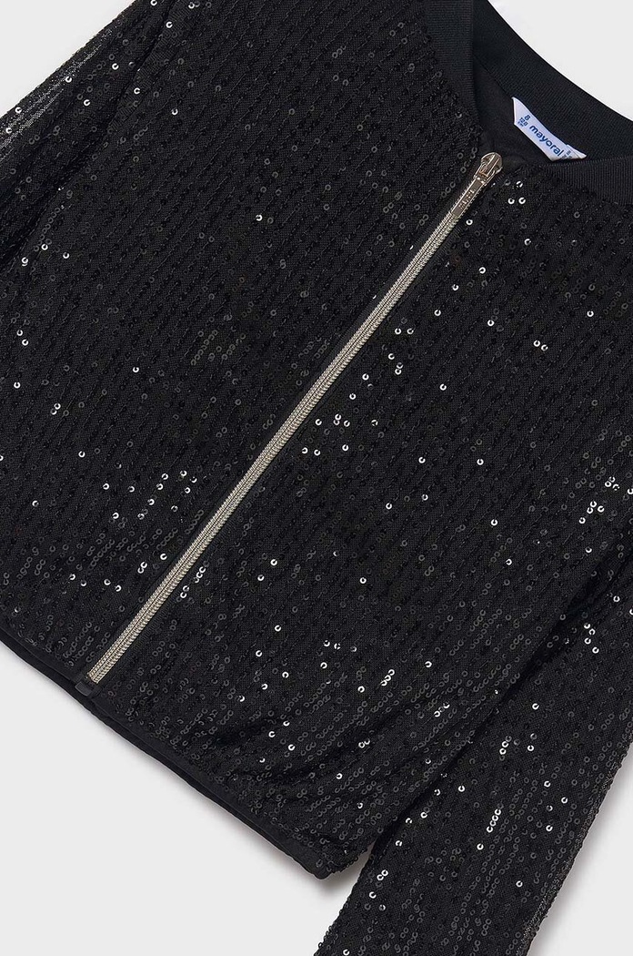 Mayoral Bluza dziecięca 7474.8B.Junior.9BYH czarny AW24