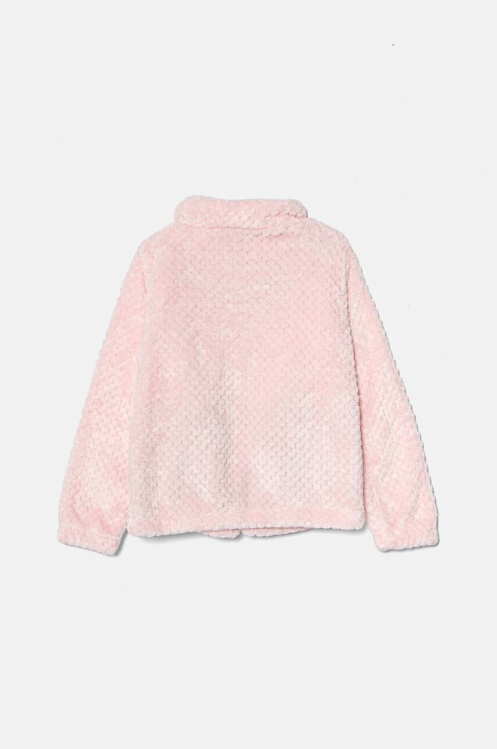 Dětská fleecová mikina Columbia Fire Side 1799083.9BYH růžová AW24