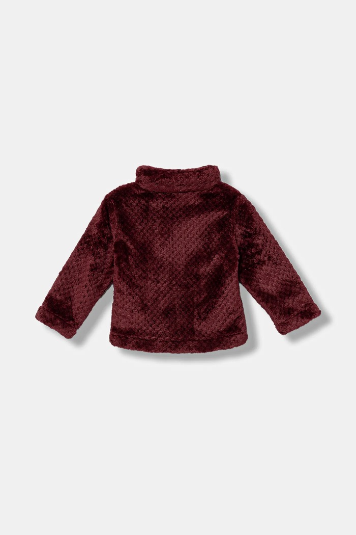 Columbia bluză bebe Fire Side 1799084 burgundia AW25