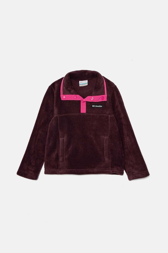 Columbia bluza polarowa dziecięca Steens Mtn bez kaptura fioletowy 2087881.G