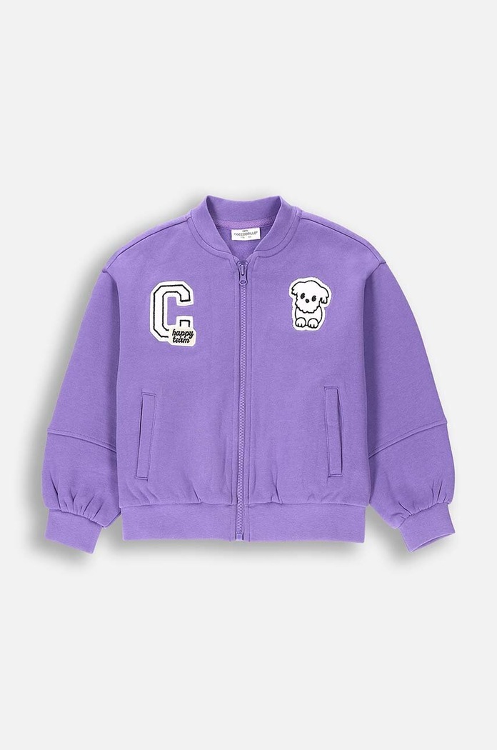 Coccodrillo bluza dziecięca pozostałe fioletowy ZC4132201AGK