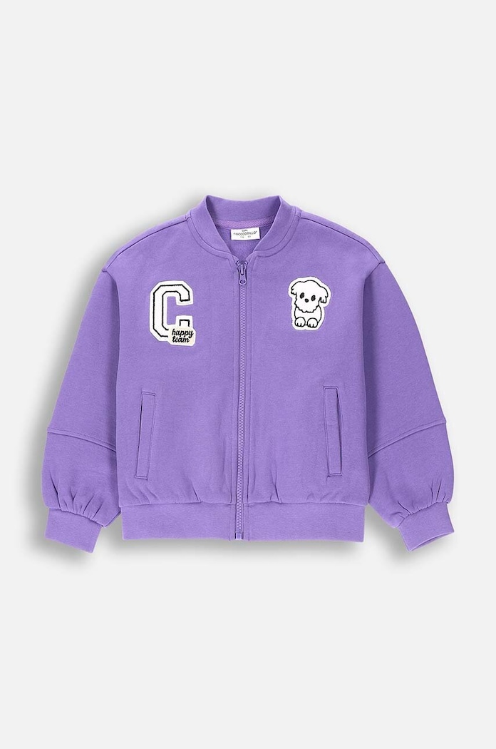 Coccodrillo bluza dziecięca pozostałe fioletowy ZC4132201AGK