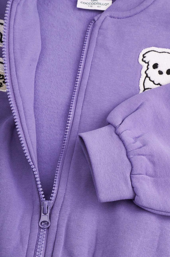 Coccodrillo bluza dziecięca fioletowy ZC4132201AGK