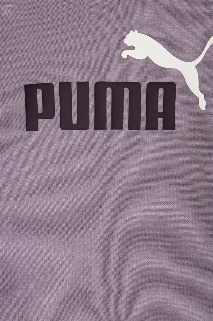 Fete Puma bluza copii ESS Logo Cropped Hoodie 671134 violet