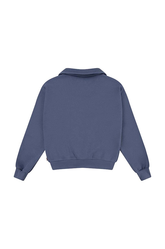 Levi's Dětská mikina Levi's COLLEGIATE LS COLLAR TOP 4EL070 modrá AW24