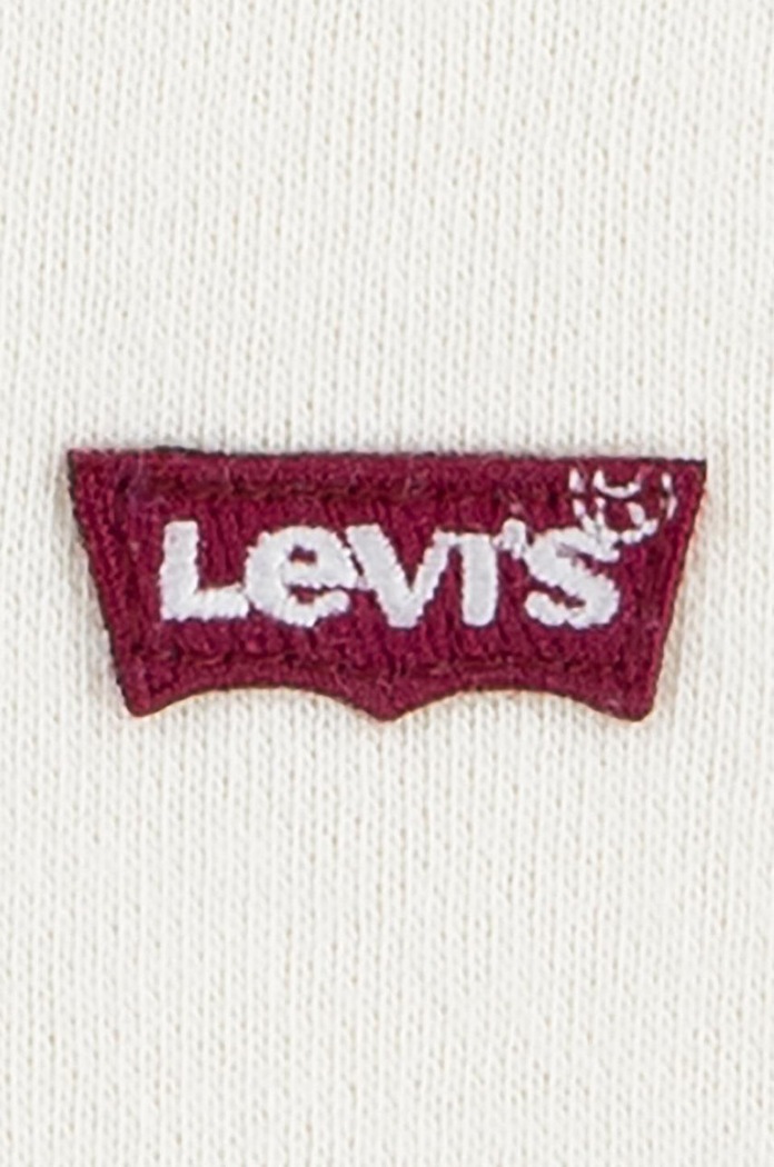 DÍVKA Dětská mikina Levi's BATWING CHEST HIT HOODIE 3EL078 bílá