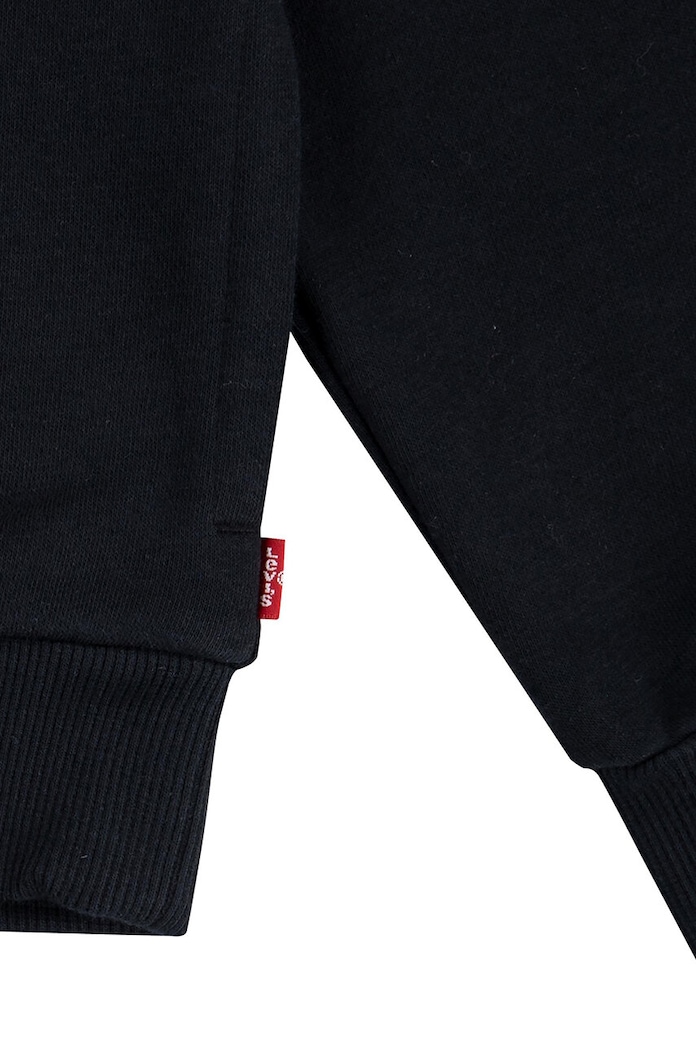 Dětská mikina Levi's BATWING CHEST HIT HOODIE černá 3EL078