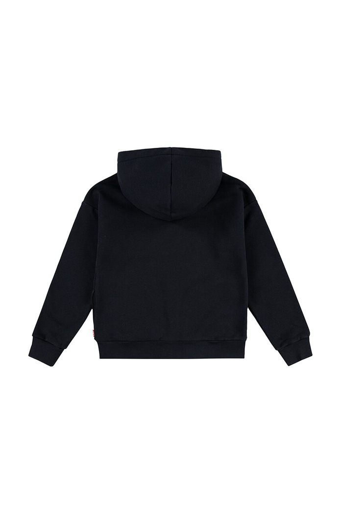 Dětská mikina Levi's BATWING CHEST HIT HOODIE 4EL078 černá AW24