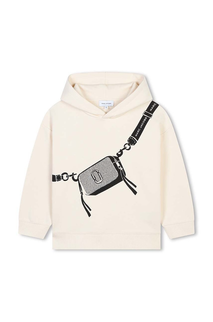 MARC JACOBS Hanorac de bumbac pentru copii bej W60387.102.108